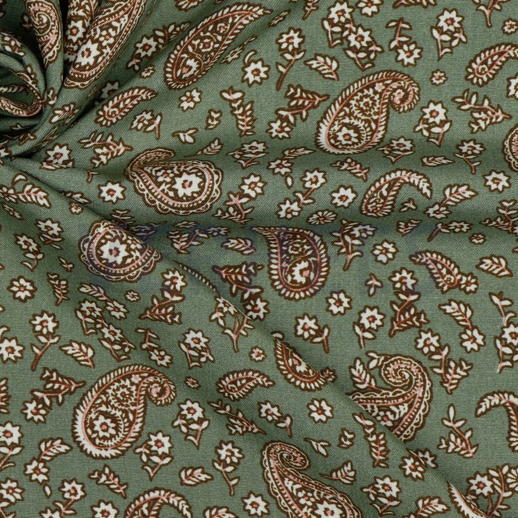 RADIANCE PAISLEY OLD GREEN #3