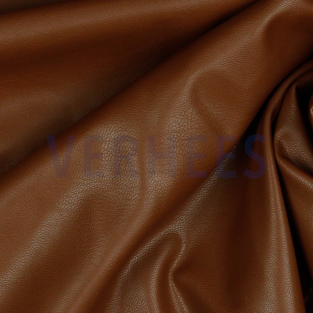 FAUX LEATHER SOFT STRETCH BROWN #3