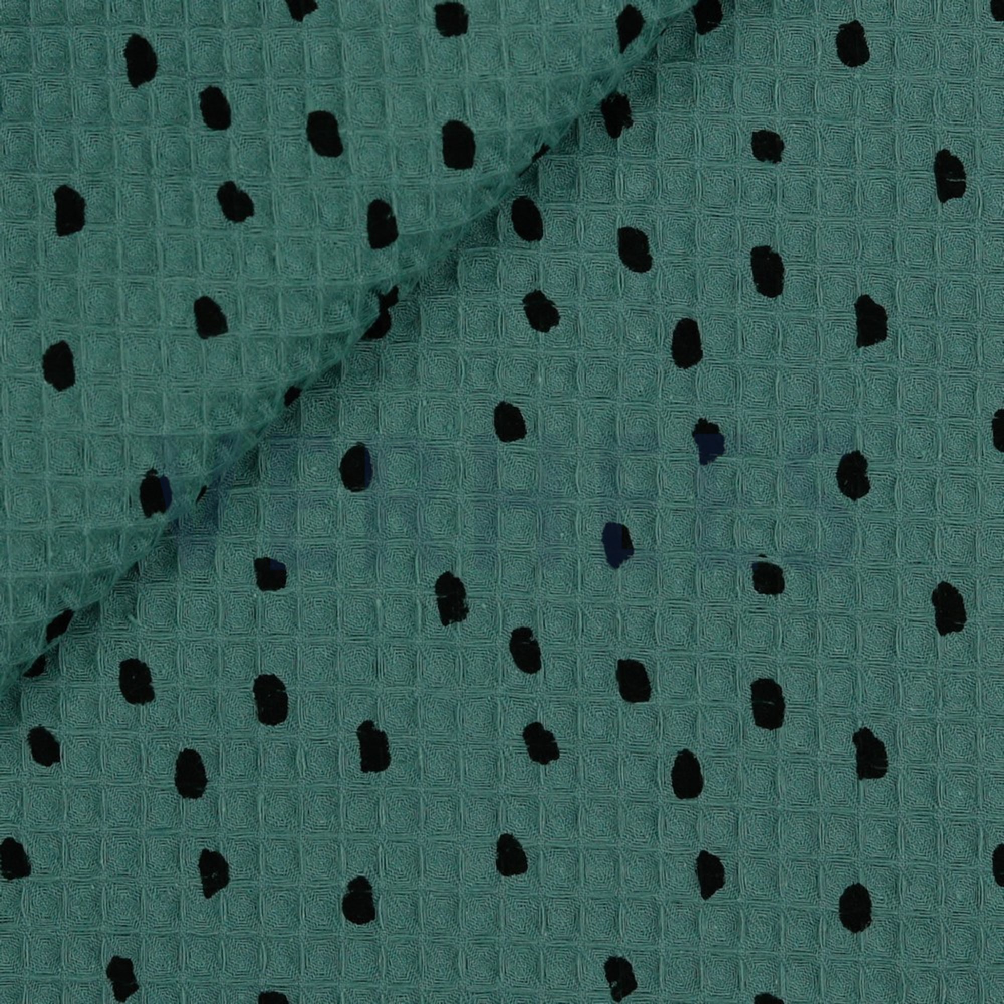 WAFFLE DOTS OLD GREEN (high resolution) #3