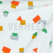 STRETCH TOWELING SHAPES WHITE (thumbnail) #3