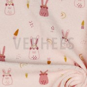 STRETCH TOWELING BUNNIES LIGHT ROSE (thumbnail) #3