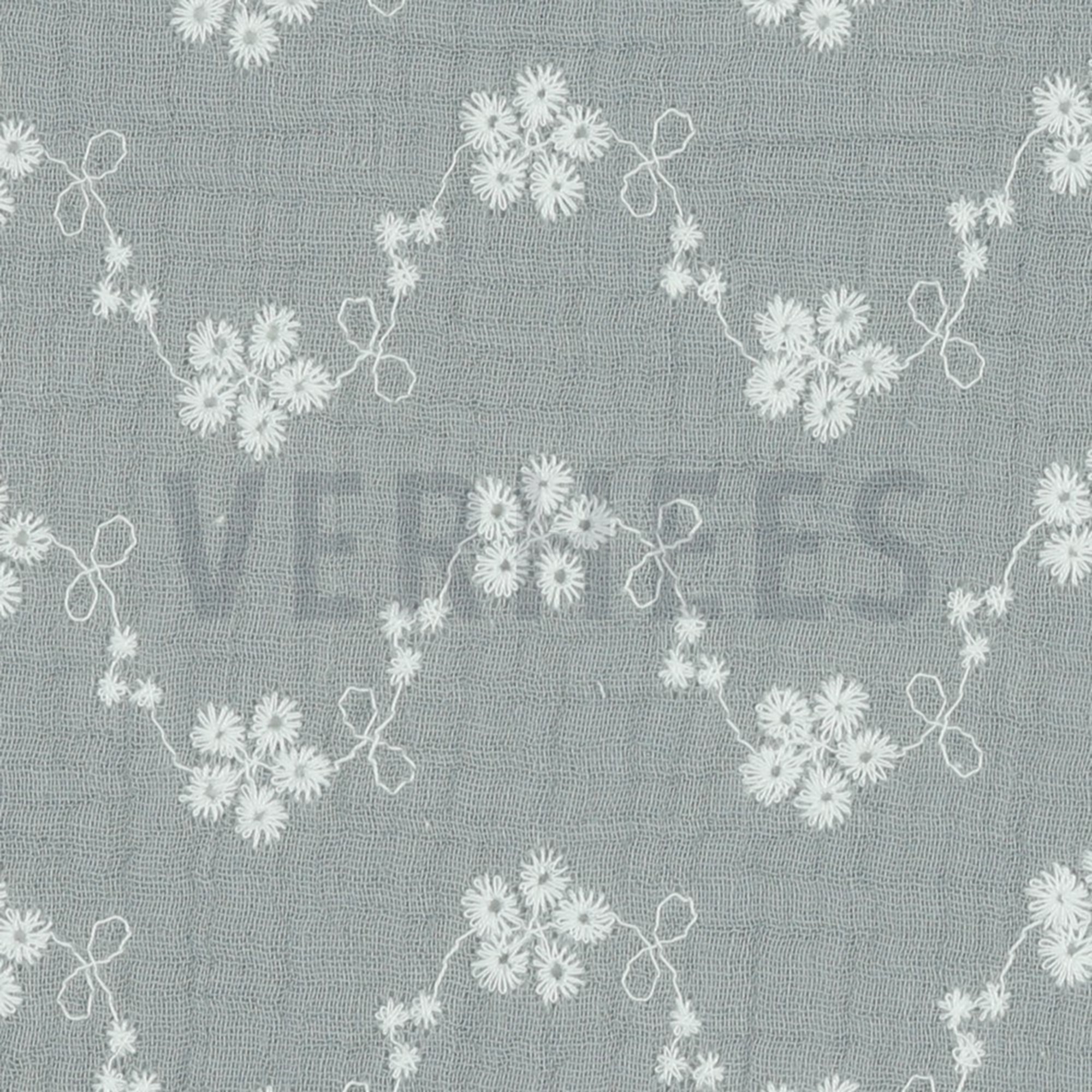 DOUBLE GAUZE WHITE EMBROIDERY GREY (high resolution) #3