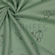 SOFT FLAT GAUZE SWEET ELEPHANT SAGE (thumbnail) #3