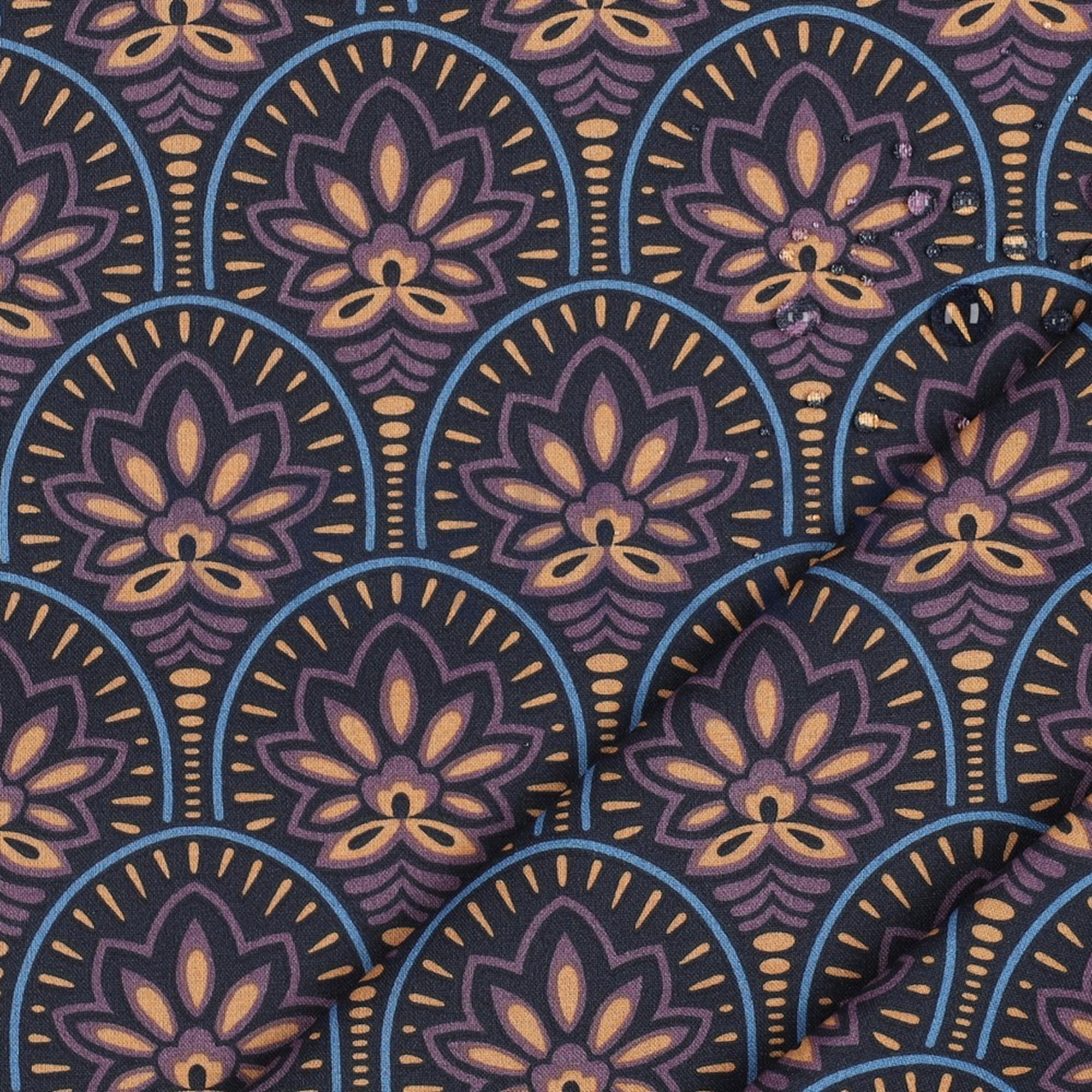 COATED COTTON ABSTRACT NAVY (high resolution) #3