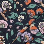 COATED COTTON FLOWERS NAVY (thumbnail) #3