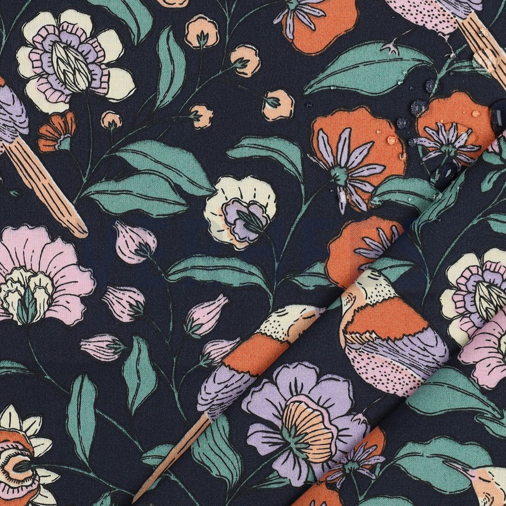 COATED COTTON FLOWERS NAVY (high resolution) #3