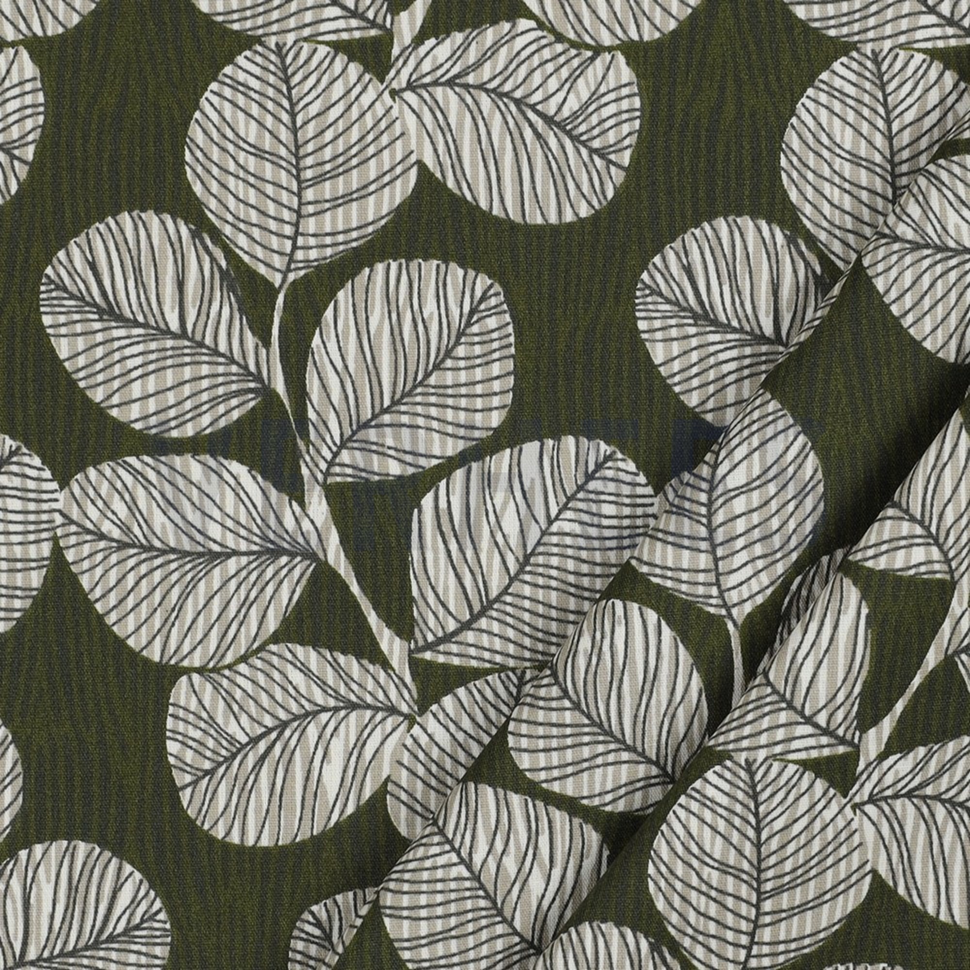 COATED COTTON LEAVES ARMY GREEN (high resolution) #3