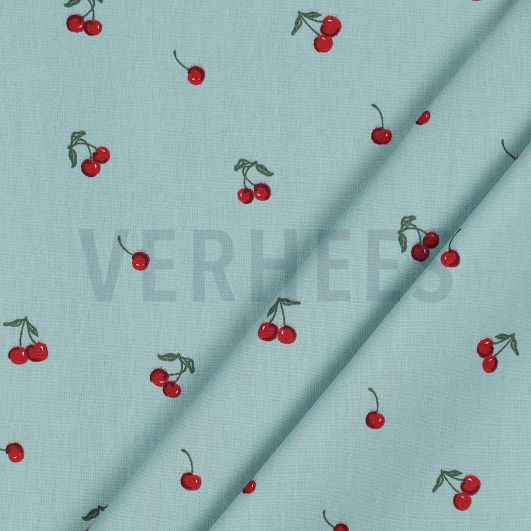COATED COTTON CHERRY MINT #3