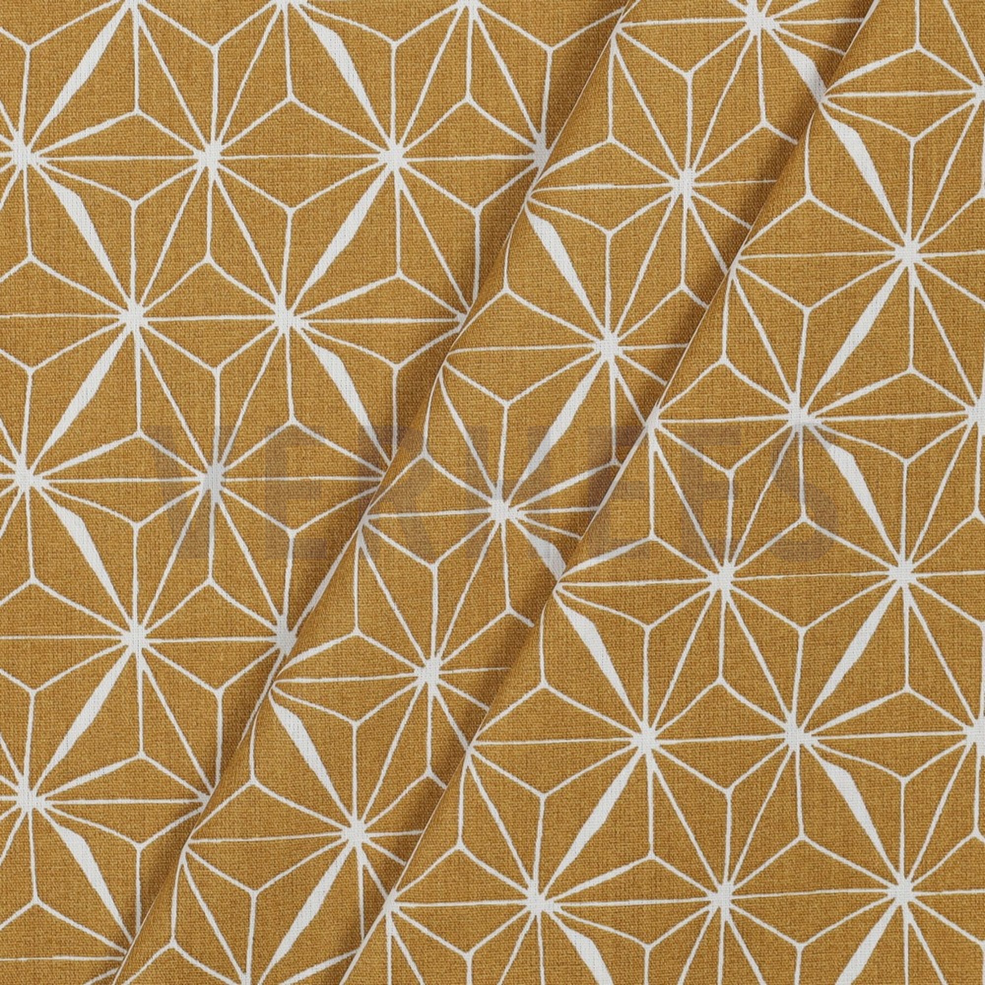 COATED COTTON ABSTRACT OCHRE (high resolution) #3