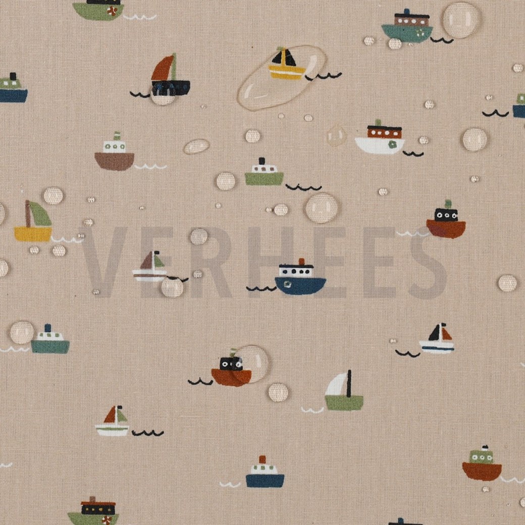 COATED COTTON BOATS SAND #3