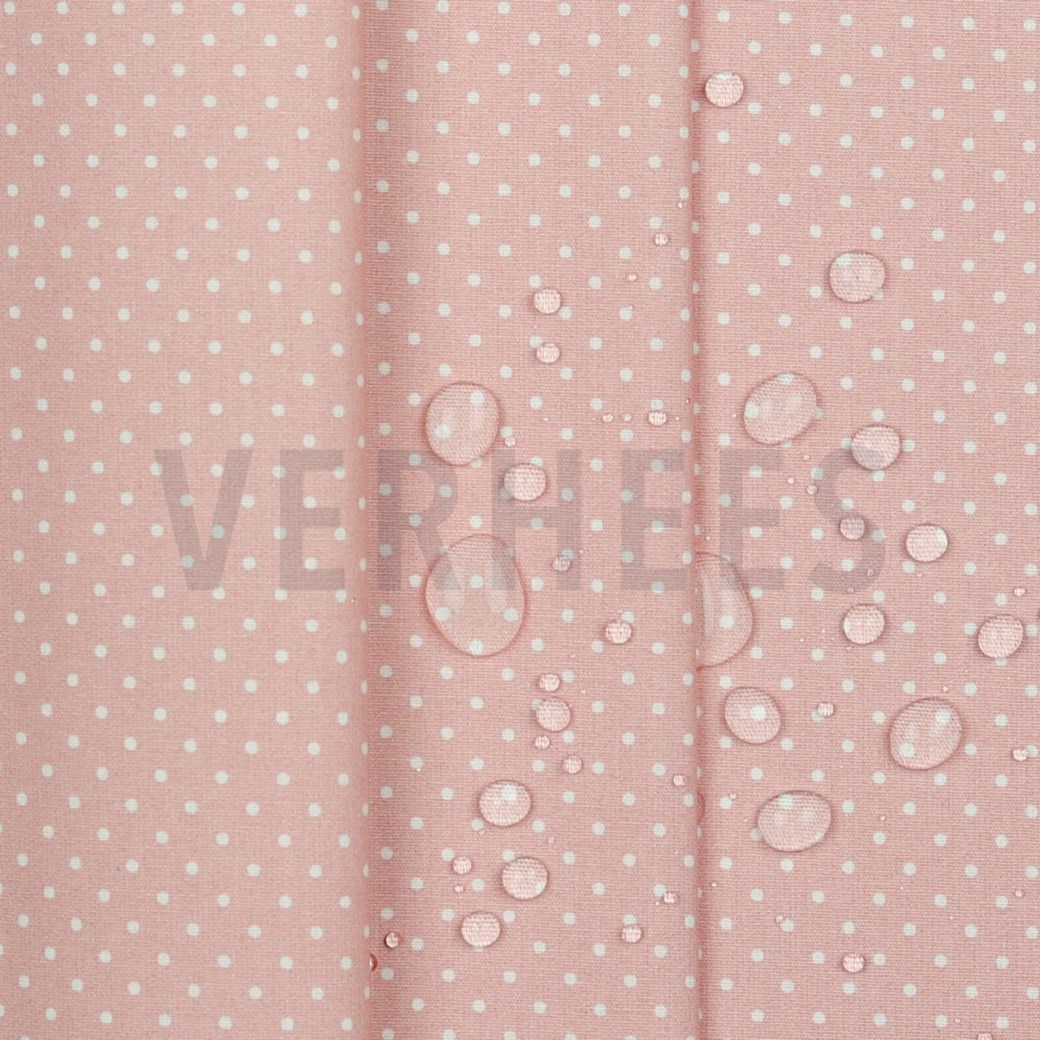 COATED COTTON PETIT DOTS OLD ROSE #3