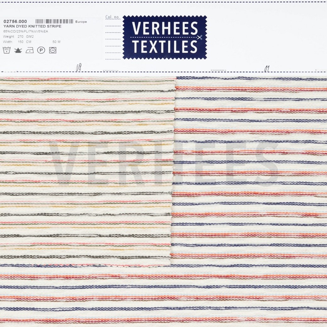 YARN DYED KNITTED STRIPE MULTICOLOUR #4