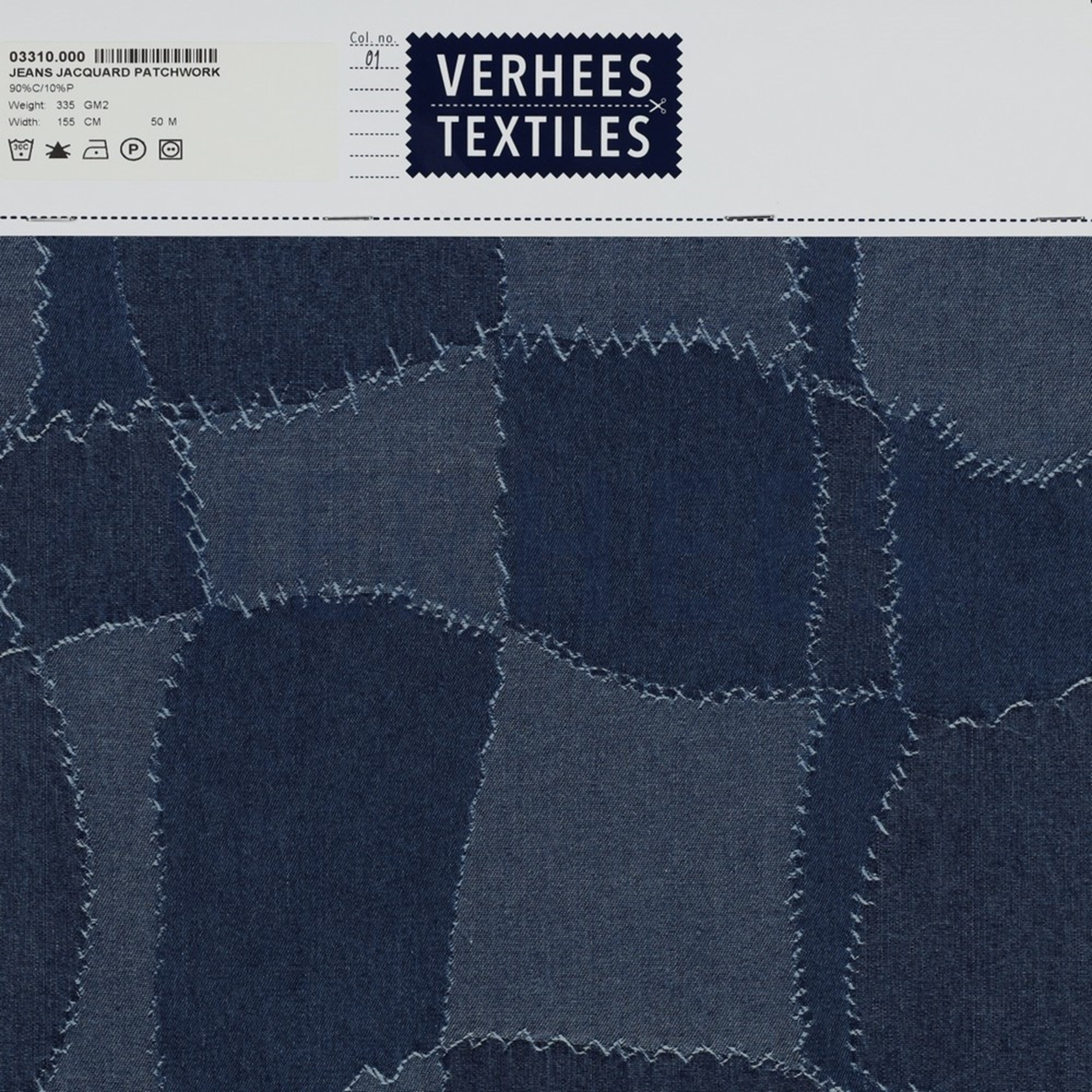 JEANS JACQUARD PATCHWORK JEANS (high resolution) #4