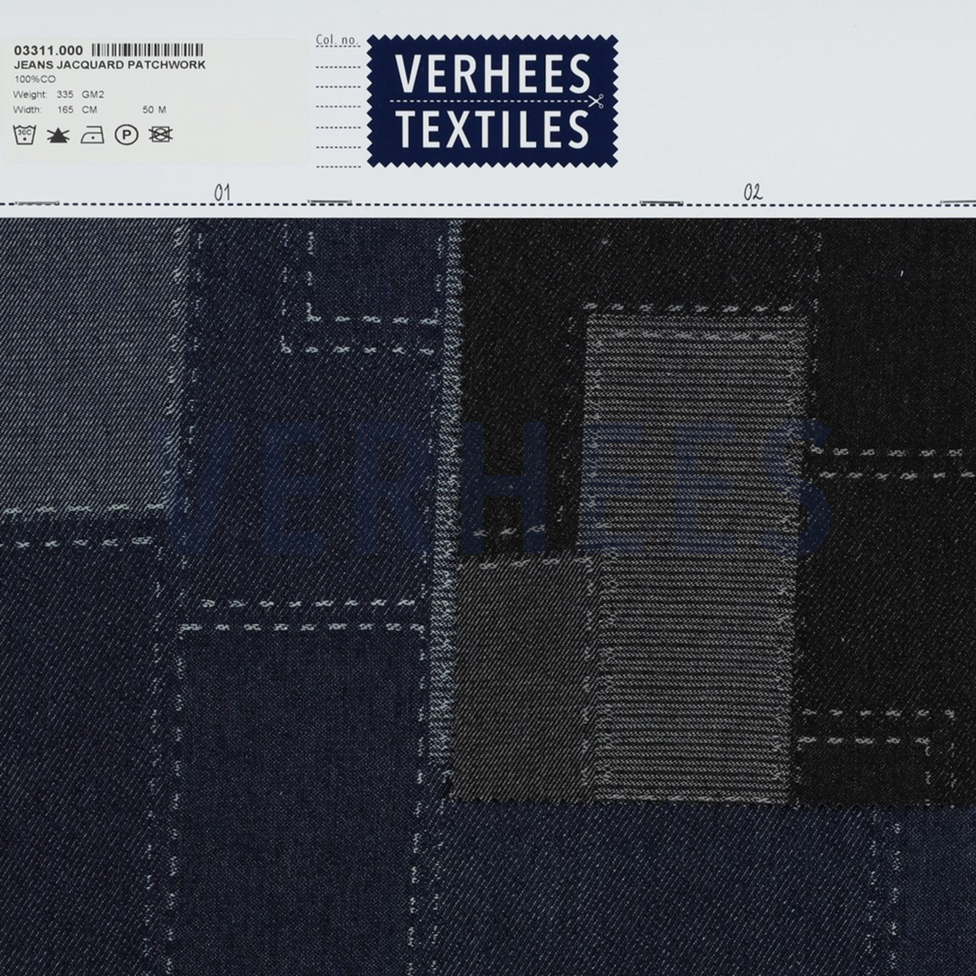 JEANS JACQUARD PATCHWORK JEANS (high resolution) #4