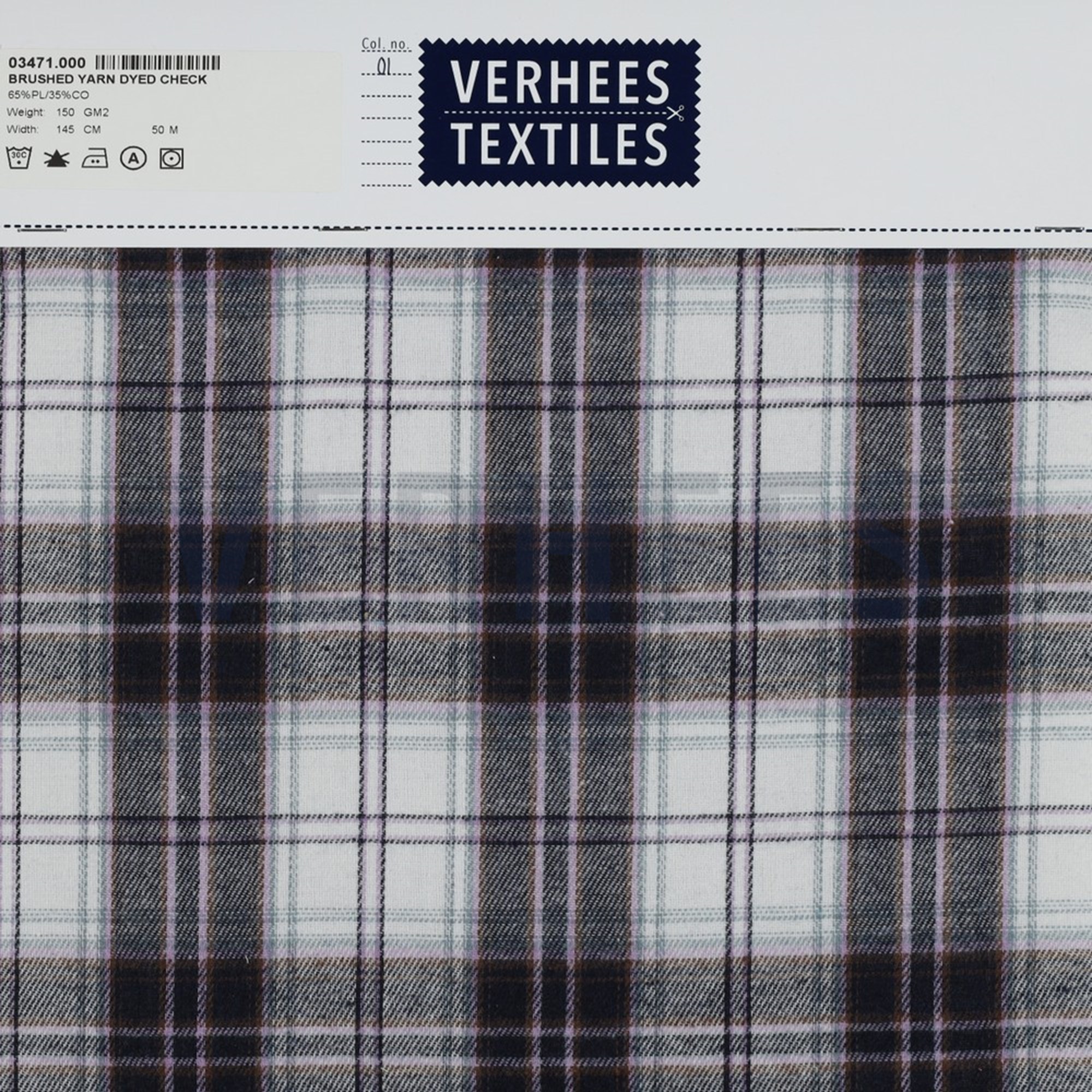 BRUSHED YARN DYED CHECK NAVY (high resolution) #4
