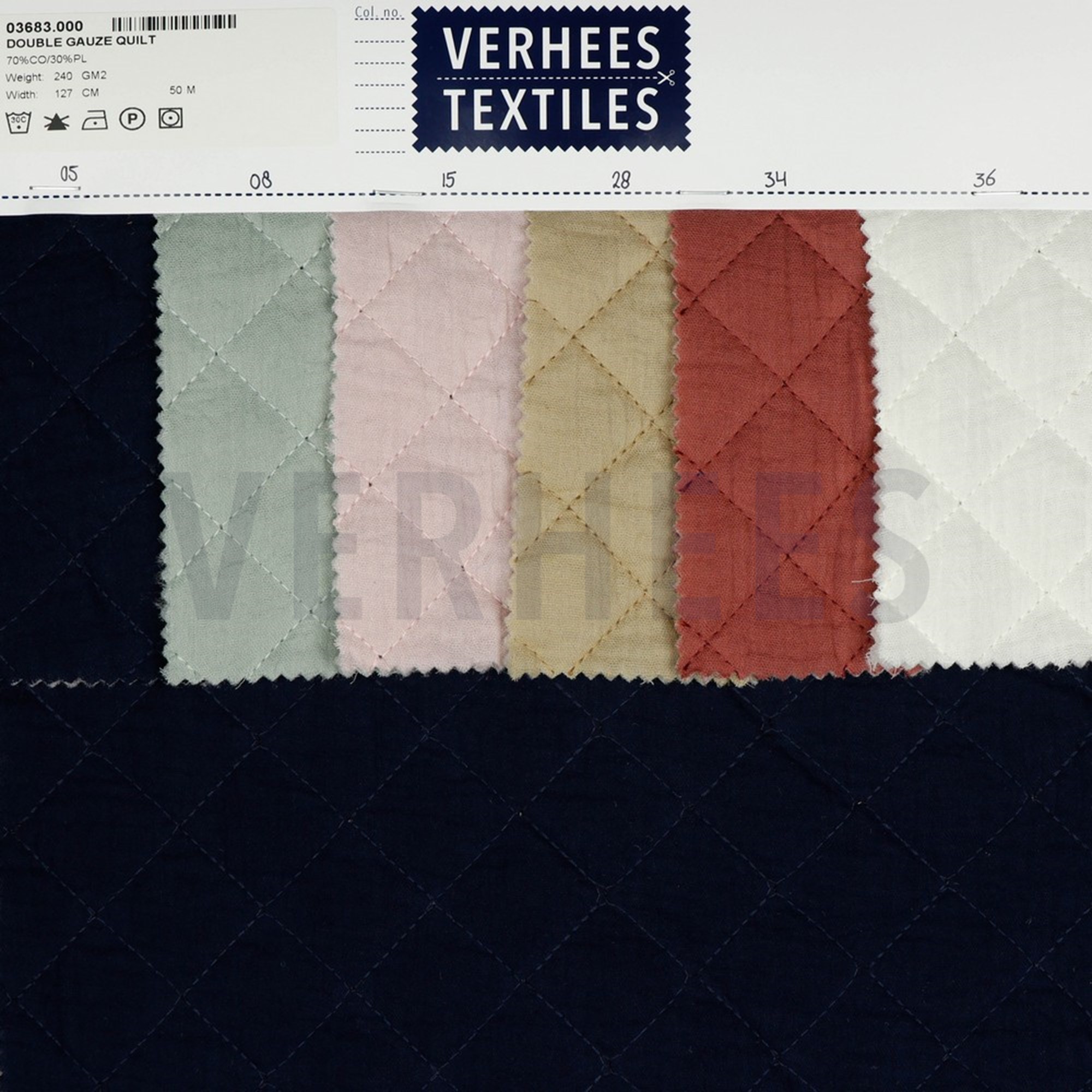 DOUBLE GAUZE QUILT NAVY (high resolution) #4