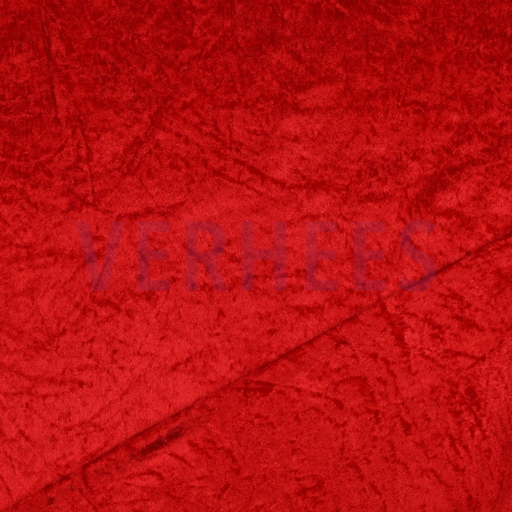 CRUSHED VELOURS RED #4