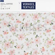 DOUBLE GAUZE DIGITAL FLOWERS WHITE (thumbnail) #4