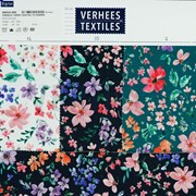 FRENCH TERRY DIGITAL FLOWERS NAVY (thumbnail) #4