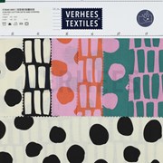 COATED COTTON DOTS AND STRIPES PETROL (thumbnail) #4