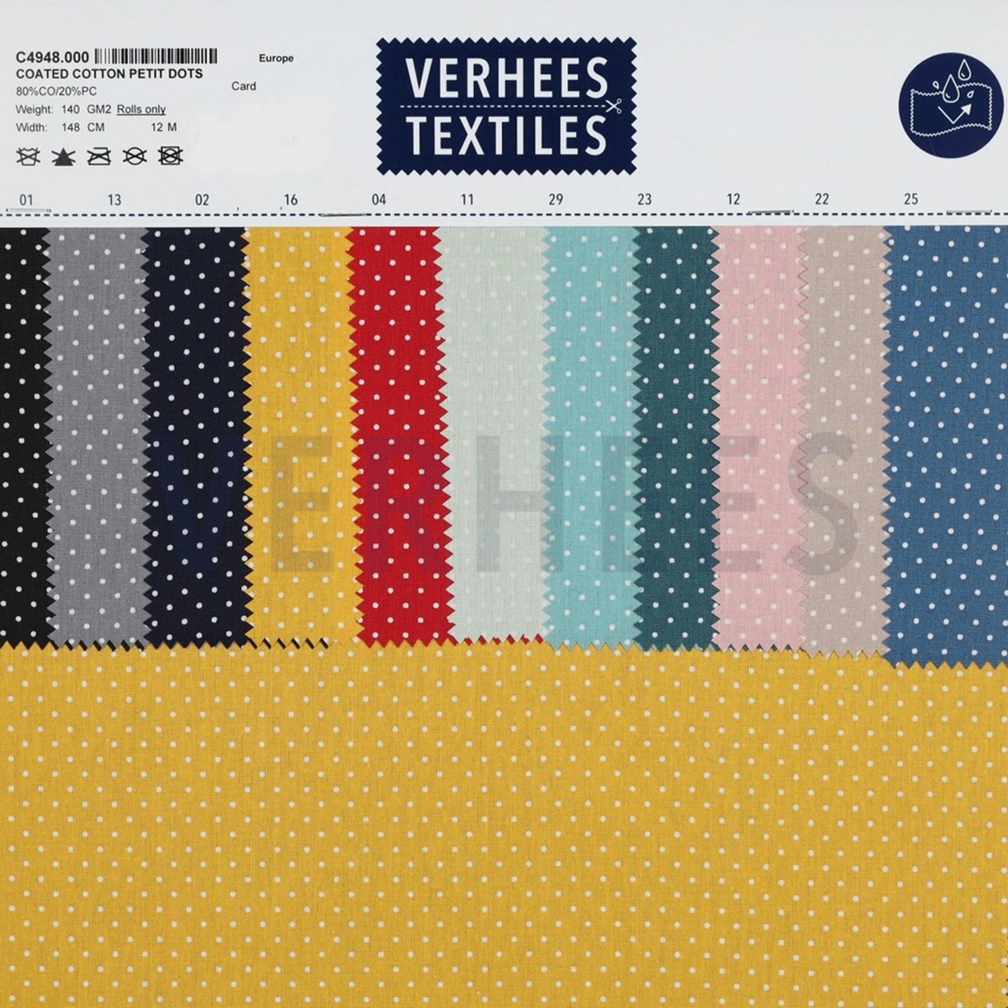 COATED COTTON PETIT DOTS YELLOW (high resolution) #4