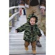 FAUX FUR CAMOUFLAGE ARMY GREEN (thumbnail) #7