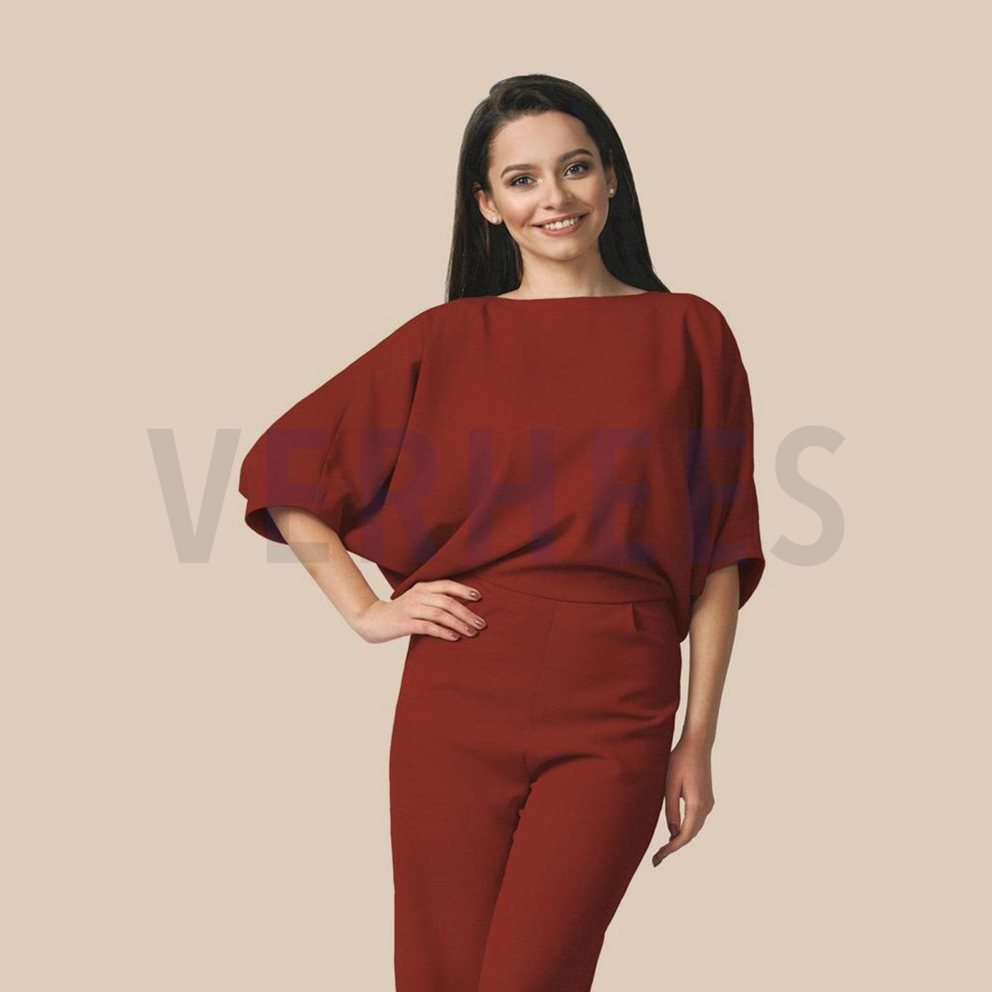 BAMBOO COTTON JERSEY WINE RED (high resolution) #7